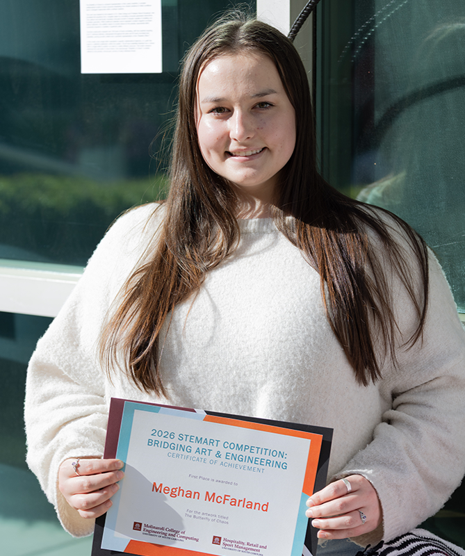 STEMart contest winner Meghan McFarland