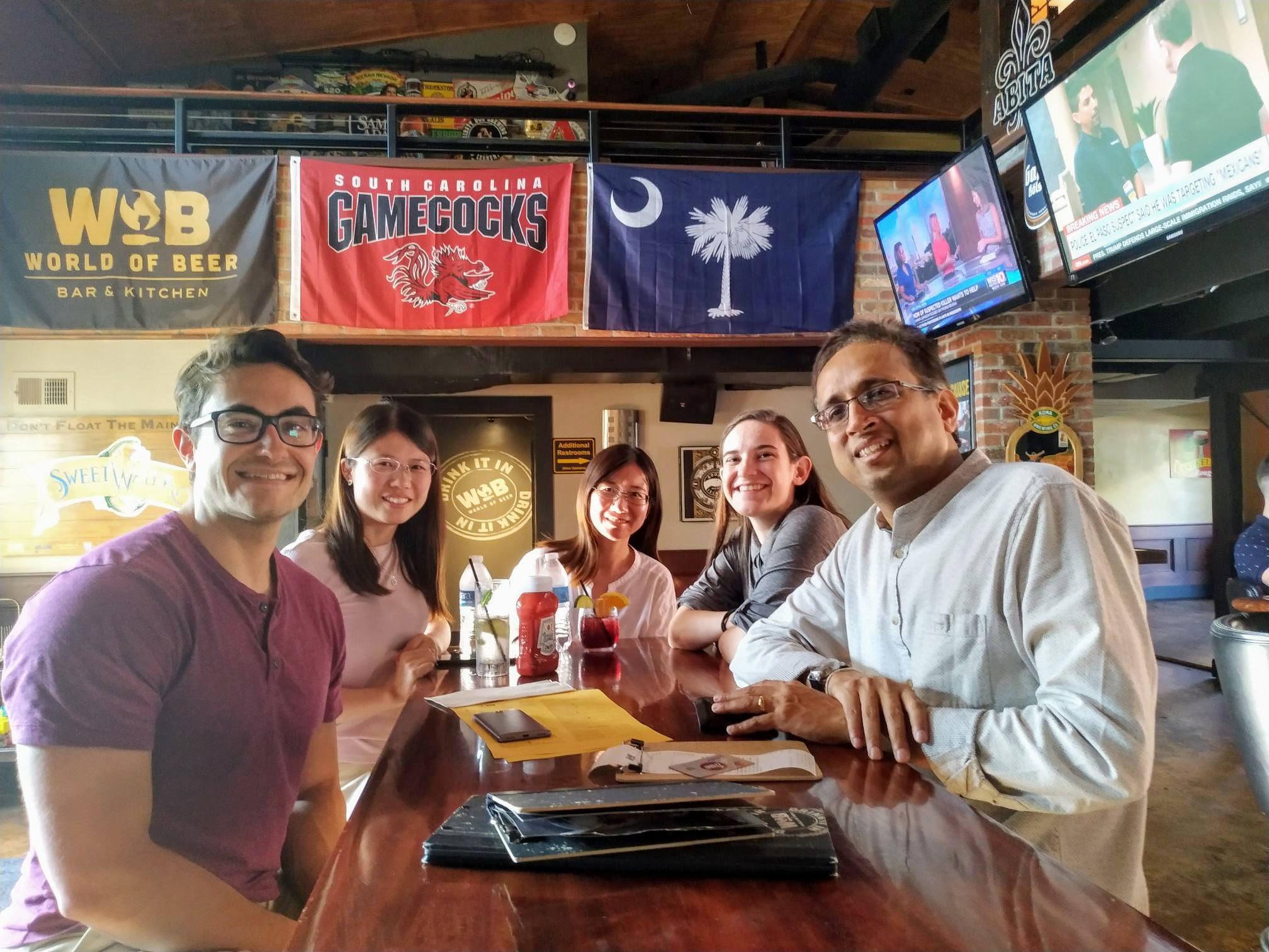 Lab party of lab members