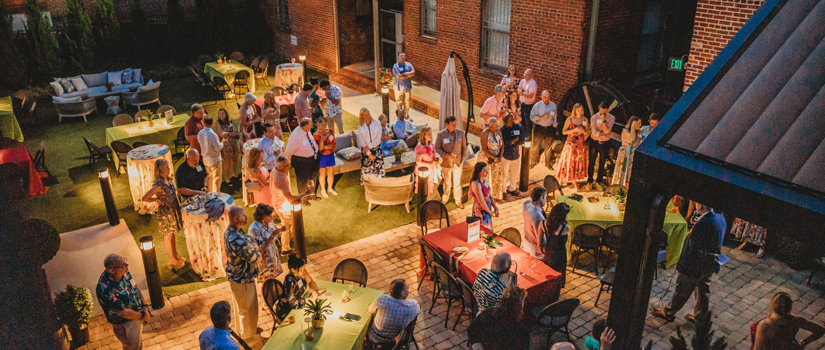 School of Medicine alumni at a reunion event