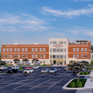 artist rendering of new UofSC nursing facility at Lexington Medical Center